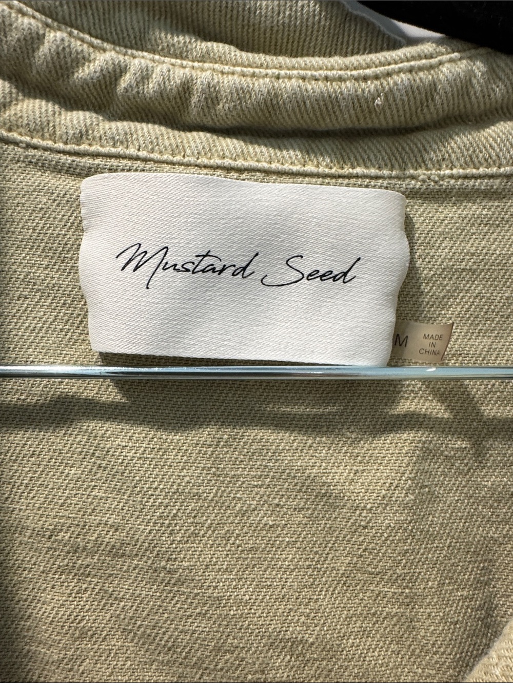 Mustard Seed Light Tan Knit Pullover - Picture 2 of 3